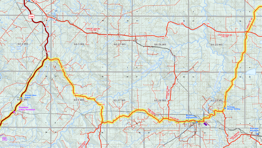 WMU 353 Deep Valley - 36"W x 24"H (2 Map Set)