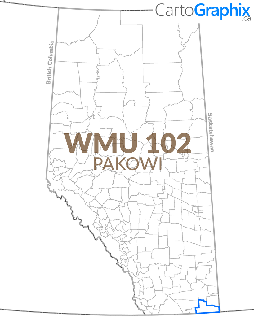WMU 102 Pakowi - 36"W x 24"H