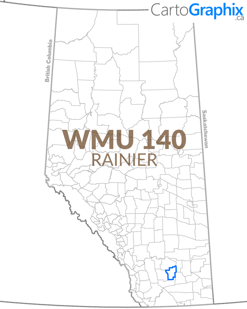 WMU 140 Rainier - 36"W x 24"H