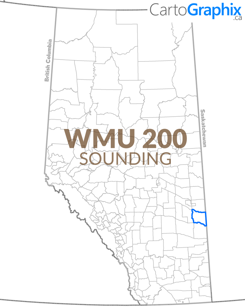 WMU 200 Sounding - 36"W x 24"H