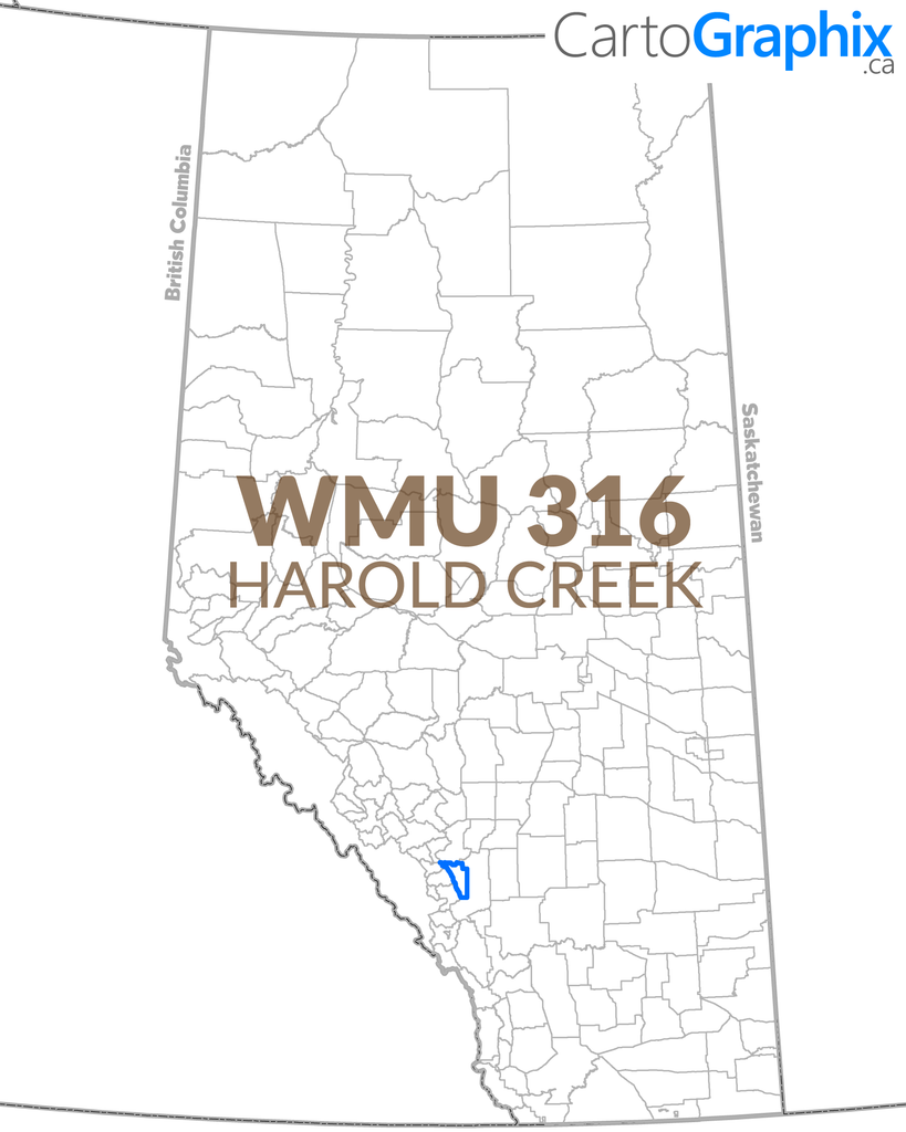 WMU 316 Harold Creek Map