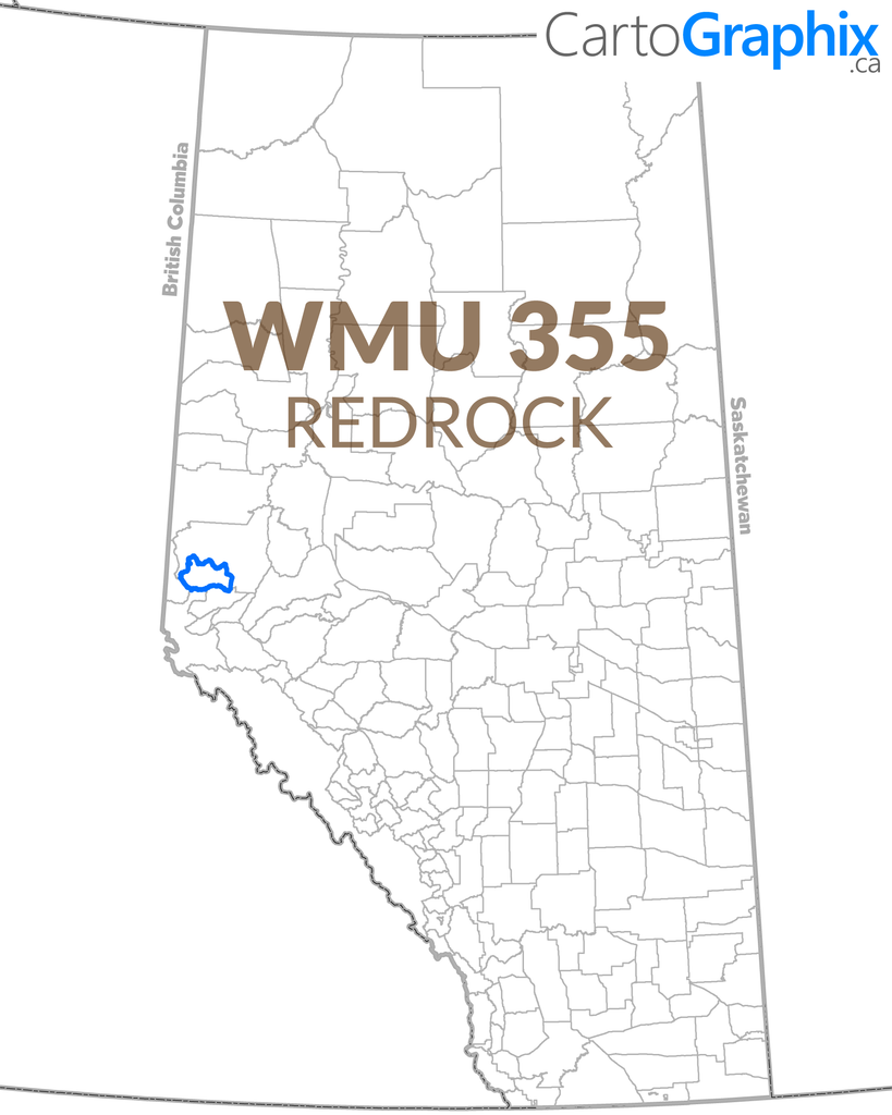 WMU 355 Redrock Creek Map
