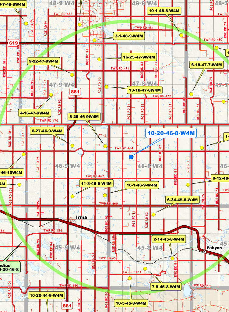 Surface Rights Board Mapping