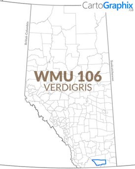WMU 106 Verdigris - 36"W x 24"H