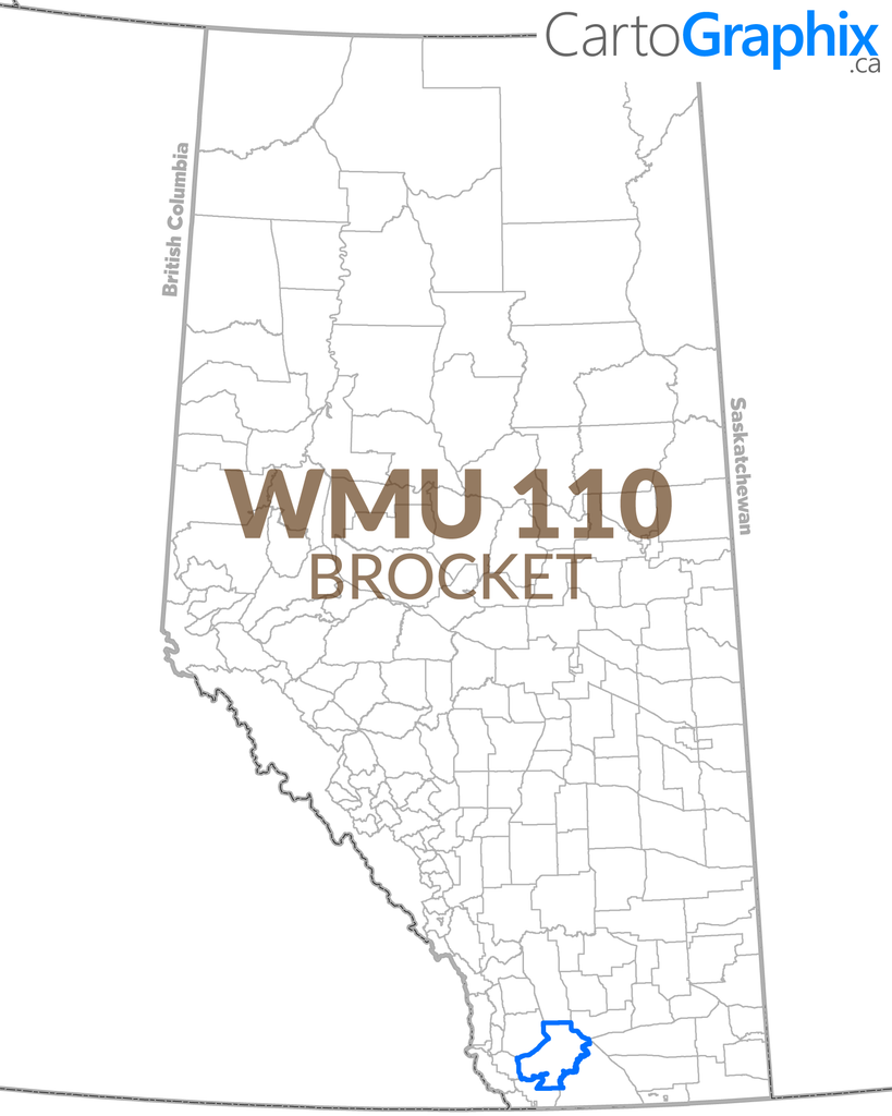 WMU 110 Brocket - 36"W x 24"H