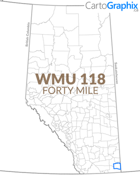 WMU 118 Forty Mile - 36"W x 24"H