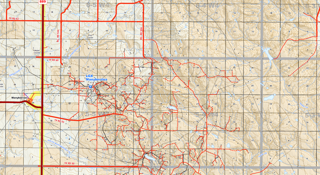 WMU 118 Forty Mile - 36"W x 24"H