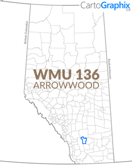 WMU 136 Arrowwood - 36"W x 24"H