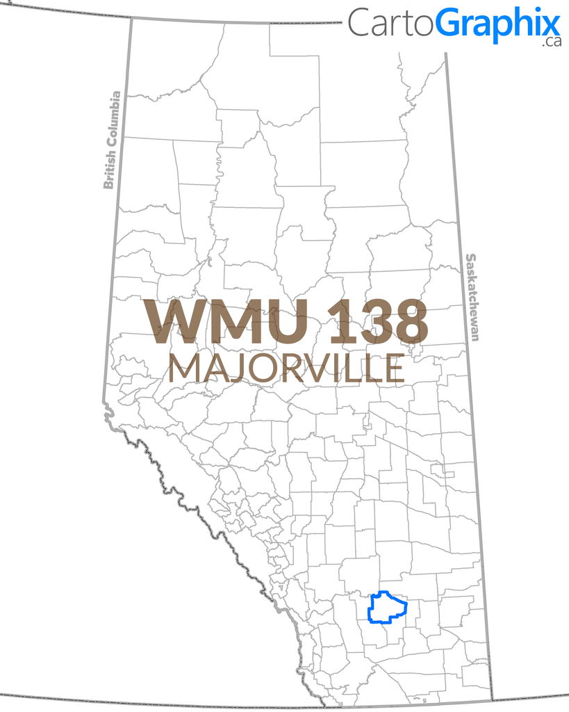 WMU 138 Majorville - 36"W x 24"H