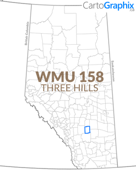 WMU 158 Three Hills - 36"W x 24"H