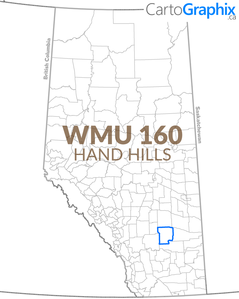 WMU 160 Hand Hills - 36"W x 24"H