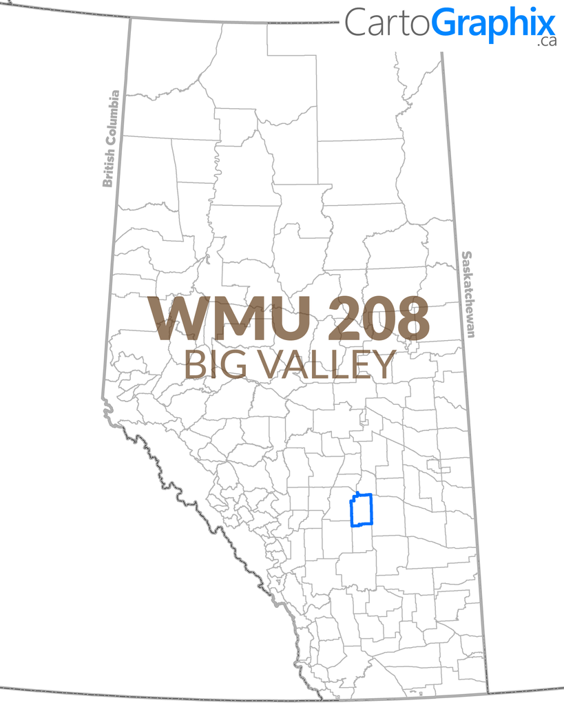 WMU 208 Big Valley Map