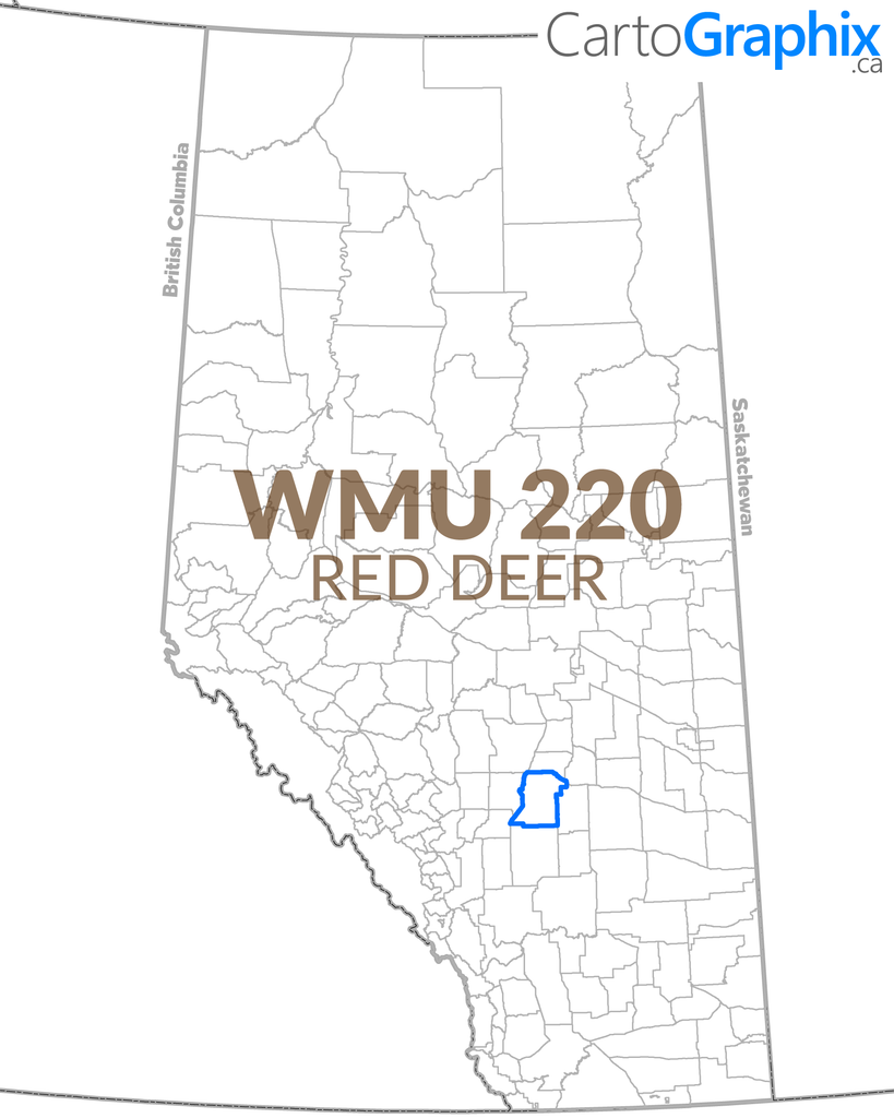 WMU 220 Red Deer Map