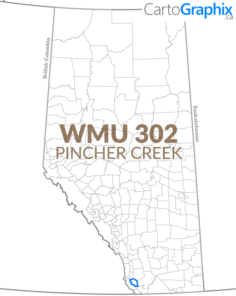 WMU 302 Pincher Creek Map