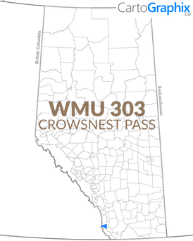 WMU 303 Crowsnest Pass Map