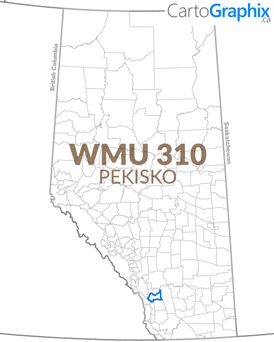 WMU 310 Pekisko Map