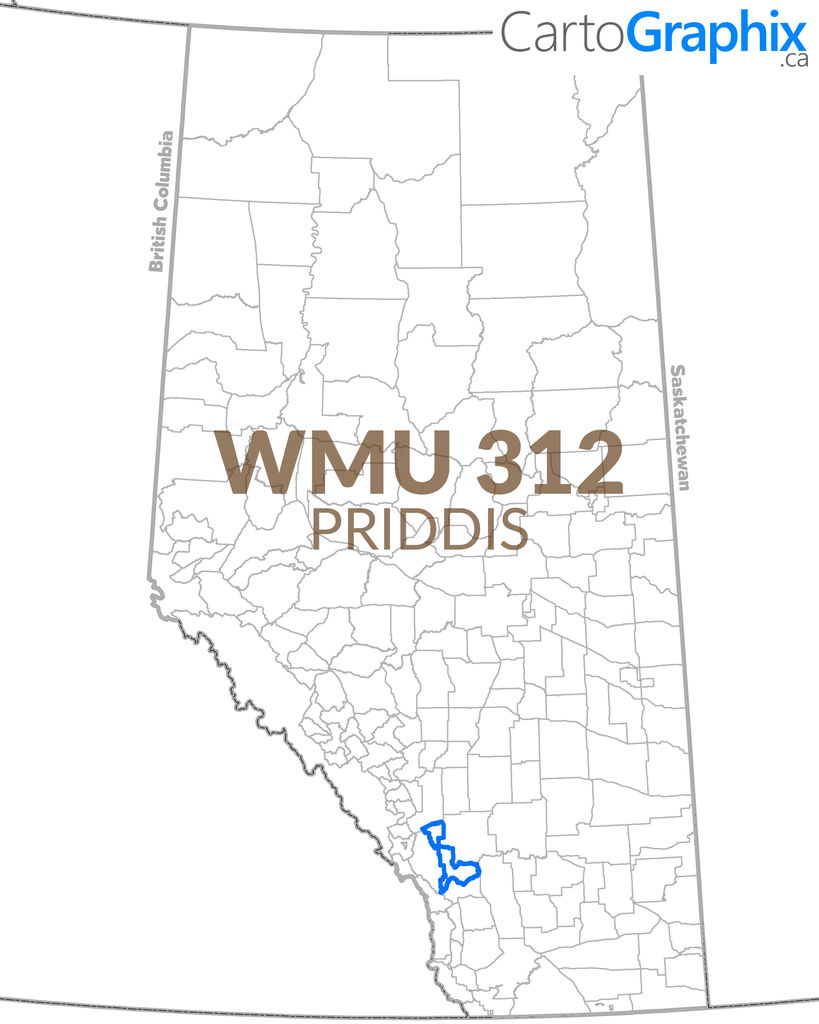WMU 312 Priddis Map