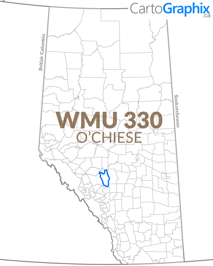 WMU 330 O'Chiese Map