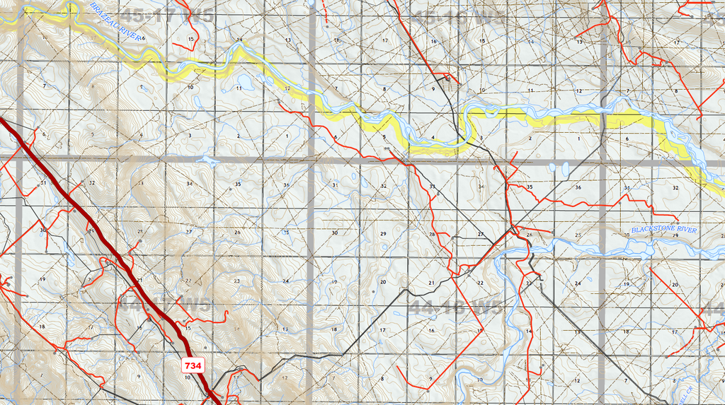 WMU 339 Elk River - 36"W x 24"H