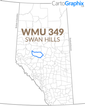 WMU 349 Swan Hills - 36"W x 24"H
