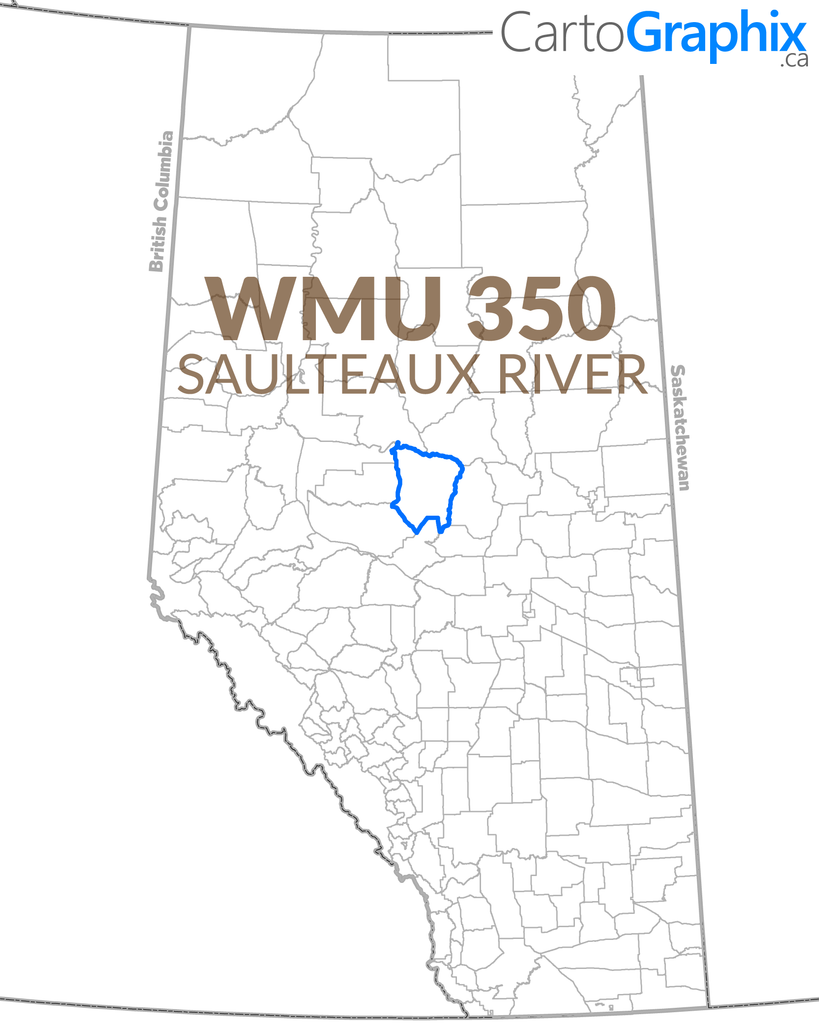 WMU 350 Saulteaux River Map