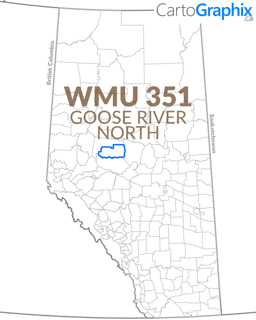 WMU 351 Goose River North Map