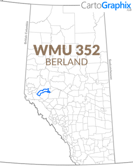 WMU 352 Berland - 36"W x 24"H (2 Map Set)