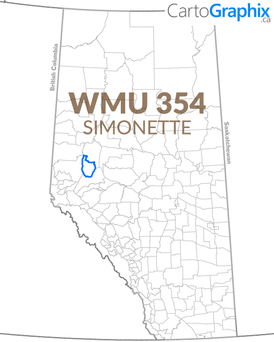 WMU 354 Simonette Map