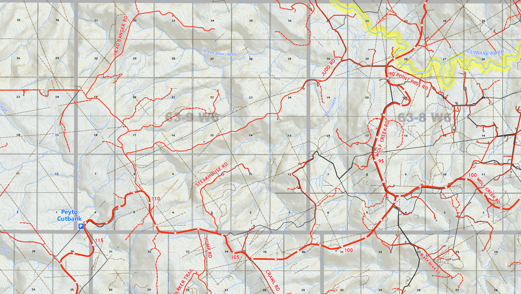 WMU 355 Redrock Creek - 36"W x 24"H
