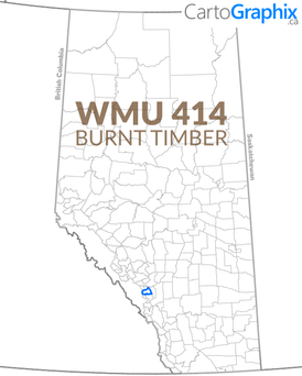 WMU 414 Burnt Timber Map