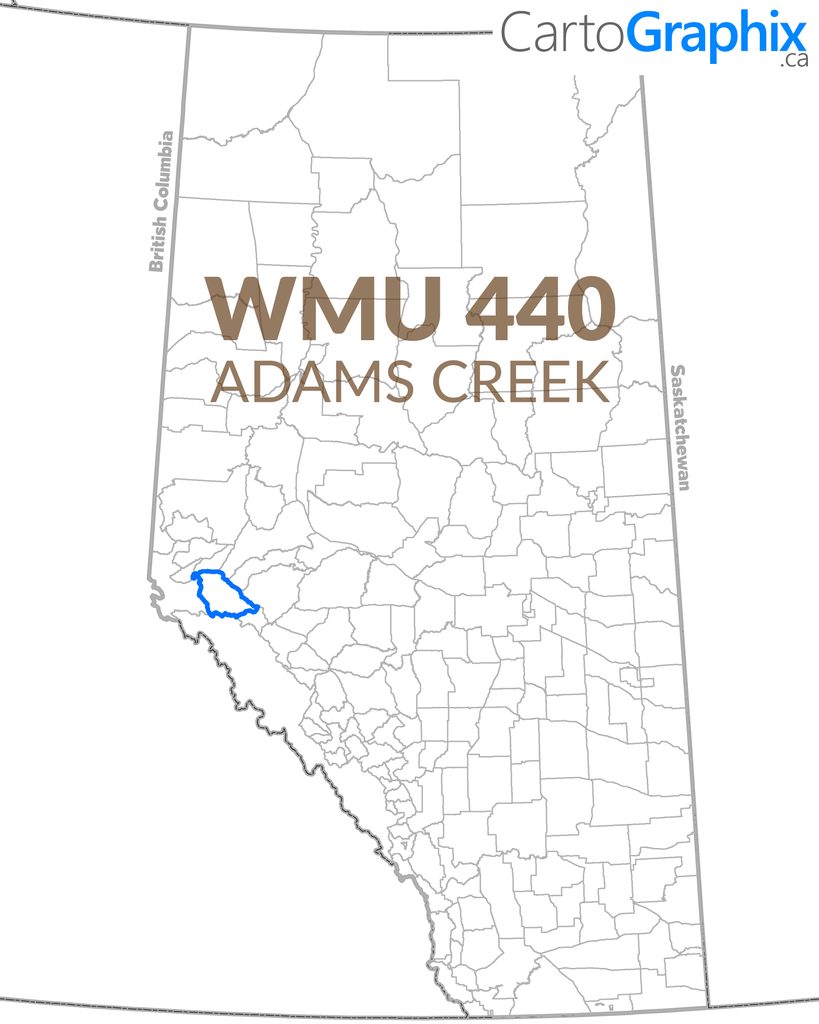 WMU 440 Adams Creek Map