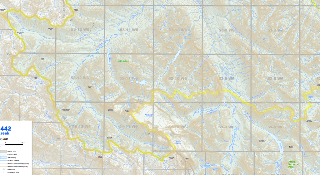 WMU 442 Sheep Creek - 36"W x 24"H