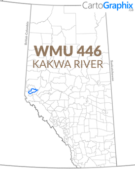 WMU 446 Kakwa River Map