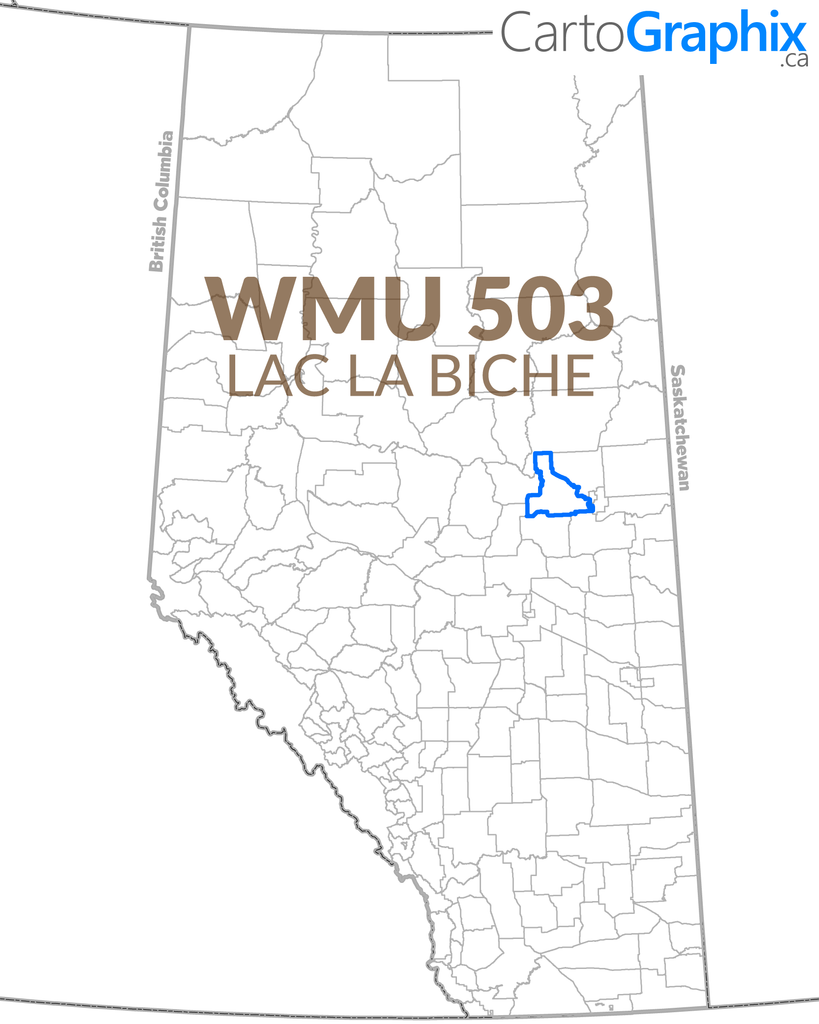 WMU 503 Lac La Biche Map