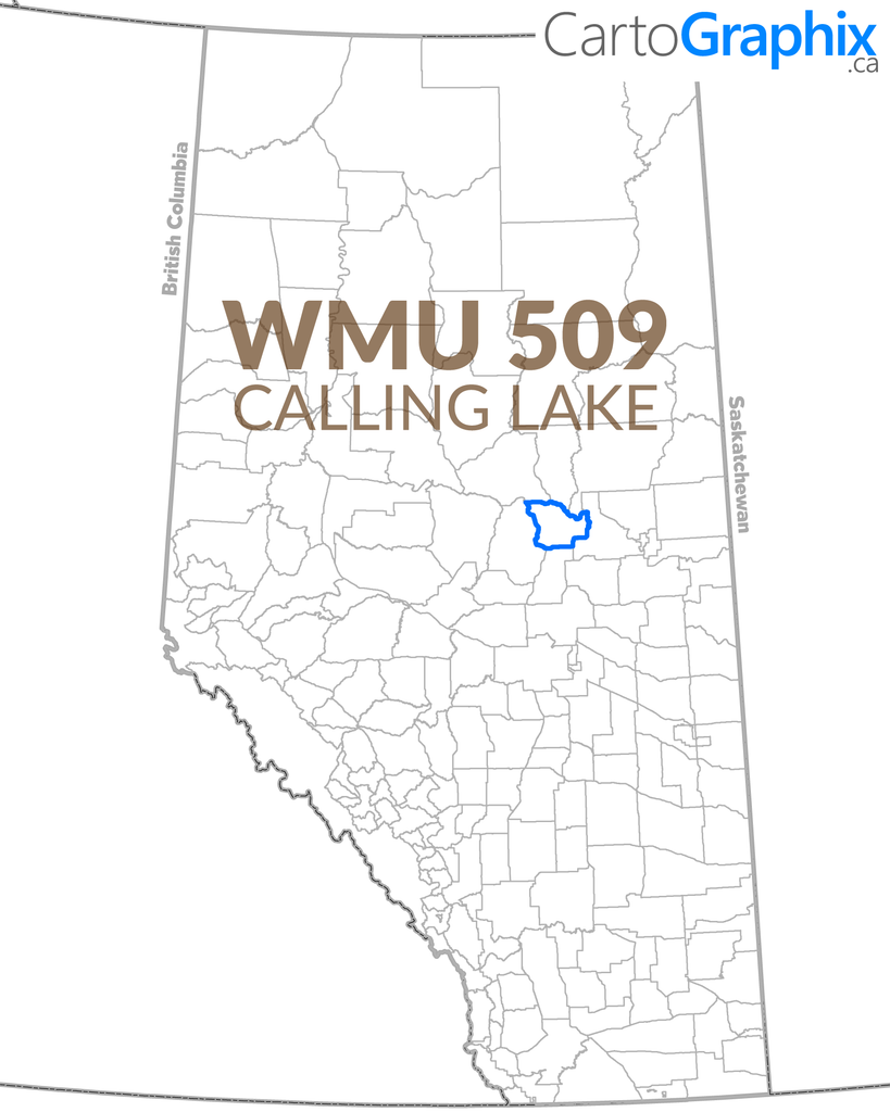 WMU 509 Calling Lake Map