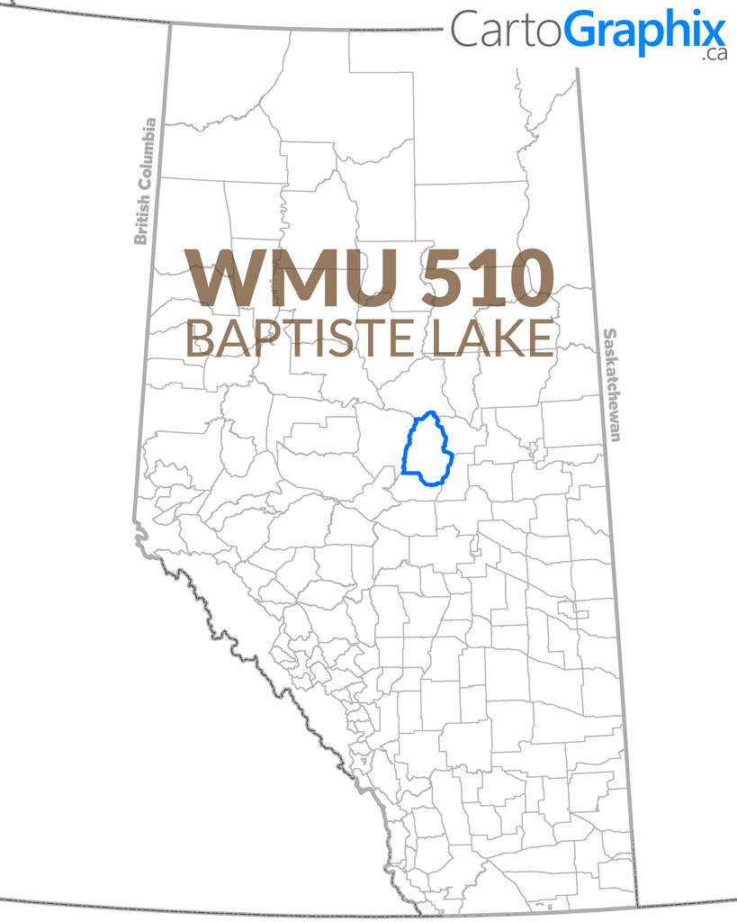WMU 510 Baptiste Lake Map