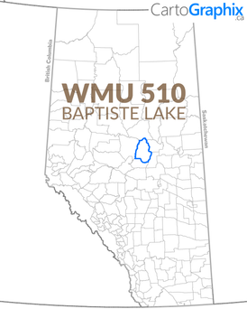 WMU 510 Baptiste Lake Map
