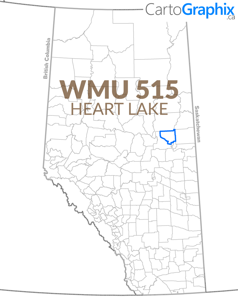 WMU 515 Heart Lake Map