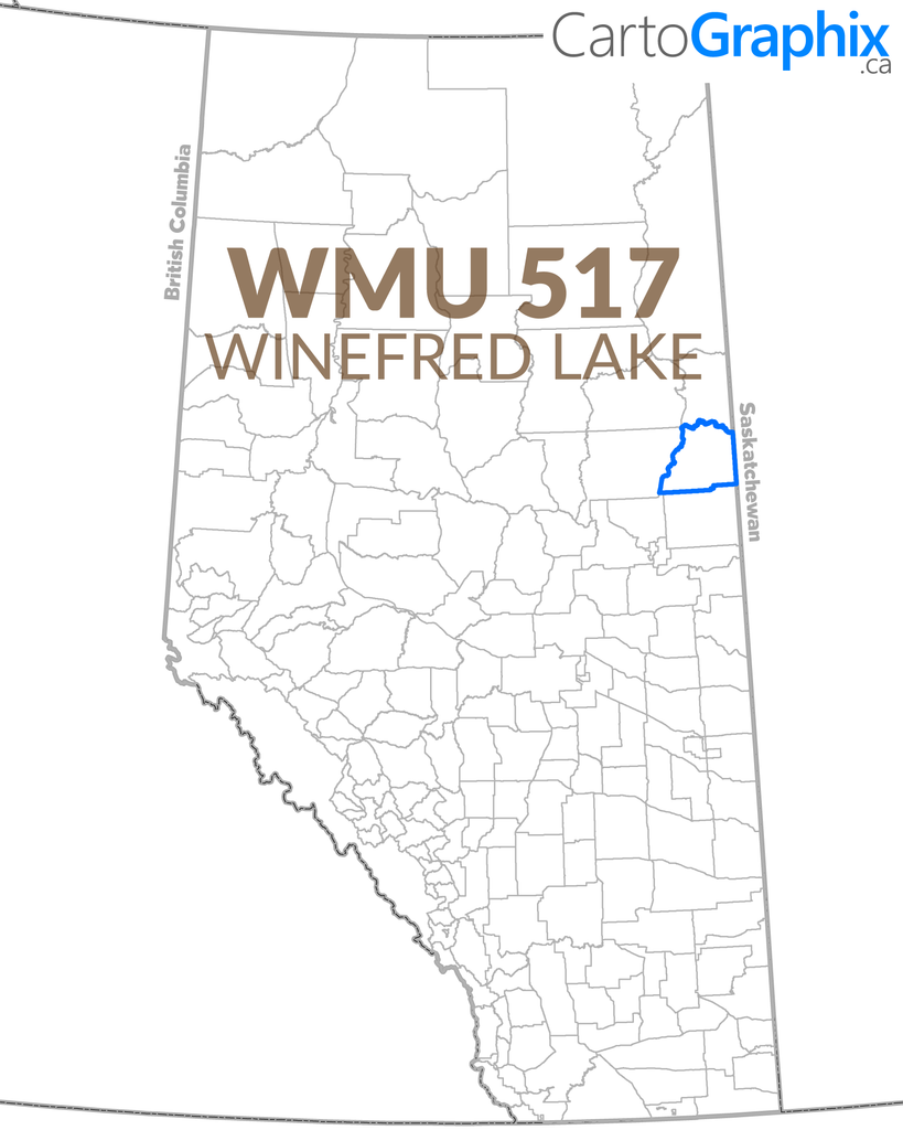 WMU 517 Winefred Lake Map