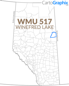 WMU 517 Winefred Lake Map