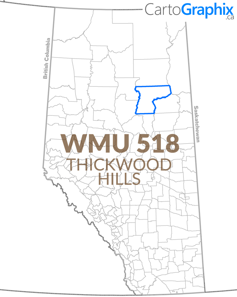 WMU 518 Thickwood Hills Map