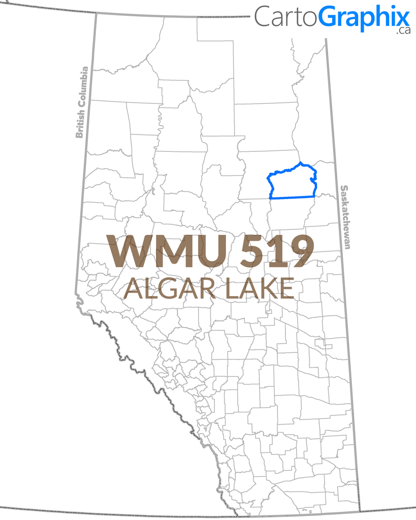 WMU 519 Algar Lake Map