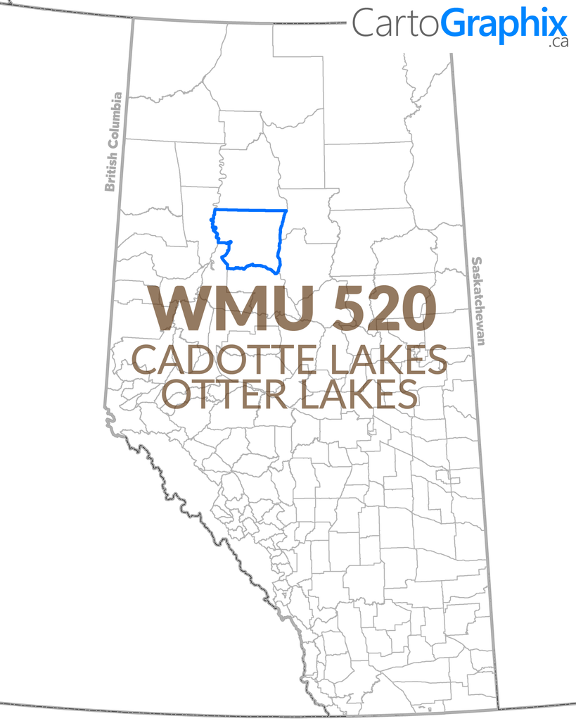 WMU 520 Cadotte Lakes-Otter Lakes Map