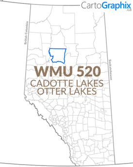 WMU 520 Cadotte Lakes-Otter Lakes Map