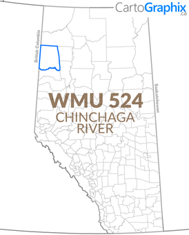 WMU 524 Chinchaga River Map