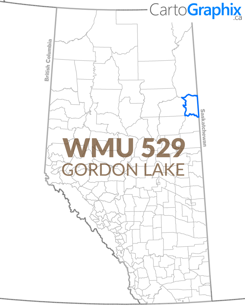 WMU 529 Gordon Lake Map