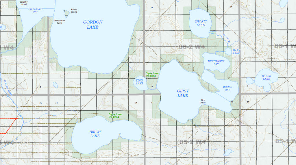 WMU 529 Gordon Lake - 36"W x 24"H