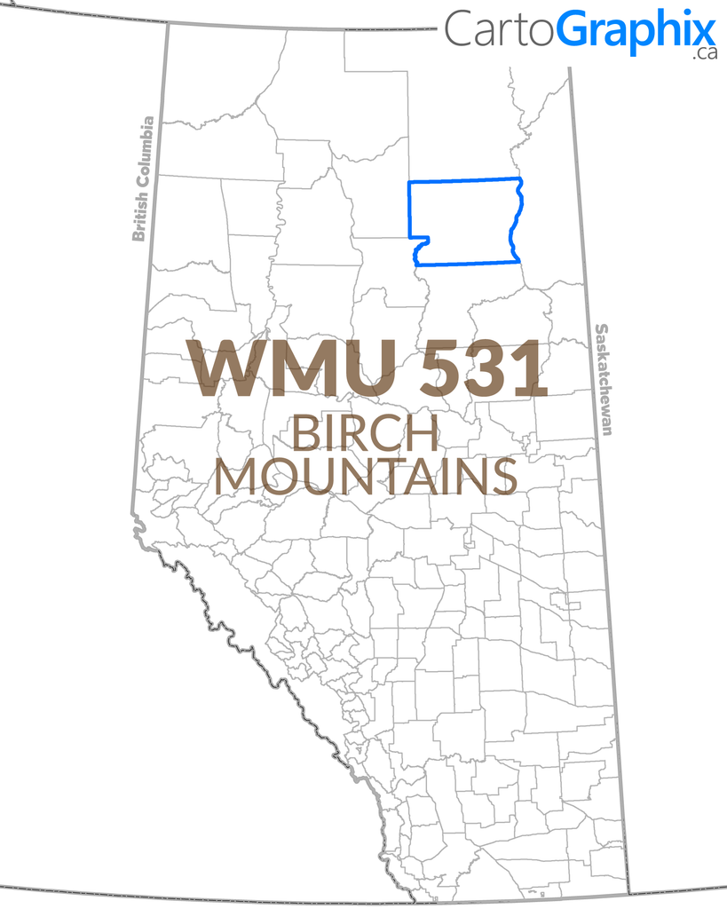 WMU 531 Birch Mountains Map