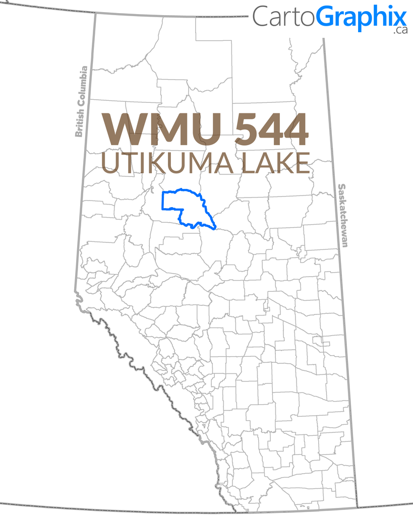 WMU 544 Utikuma Lake Map